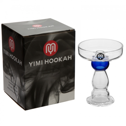 Yimi Hookah Royal Blue Glass Phunnel Bowl