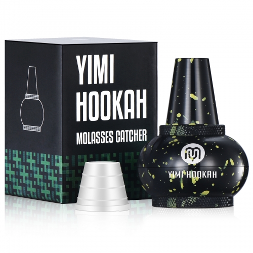 Yimi Hookah Shisha Molasses Catcher Universal Aluminium Catcher with Adaptor Black