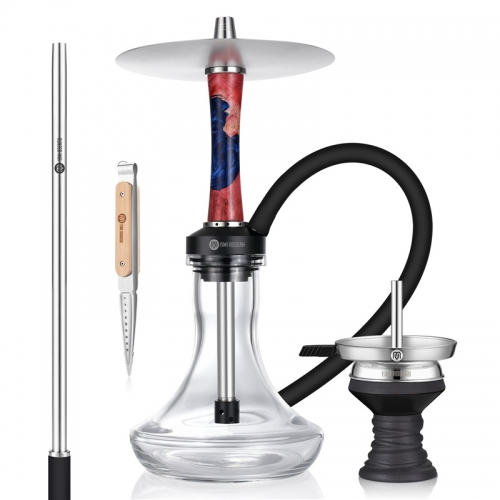 Yimi Hookah Woodz Premium Resin Hookah Shisha with Replaceable Sleeve 6 Color Available In Stock